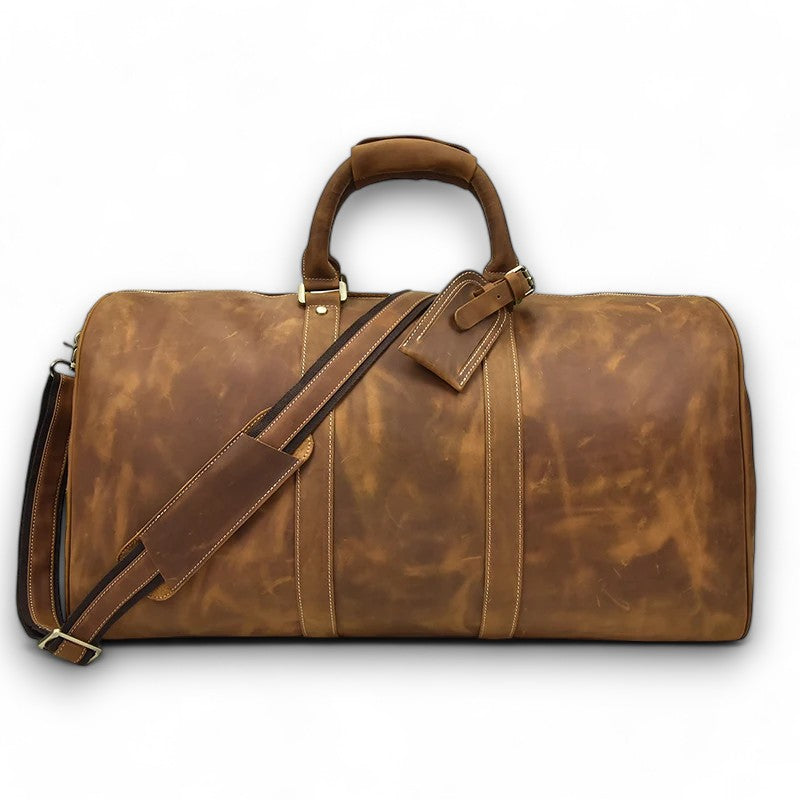 VANDERMARK - DUFFLE-HAND BAG SEMI DAIM CUIRÉ