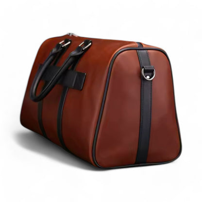 WILHELM - DUFFLE BAG BUSINESS CUIR COULEUR SANG